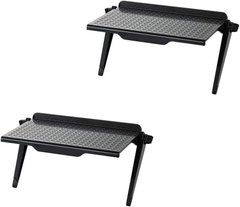 2Pcs TV Screen Adjustable Storage Top Shelf